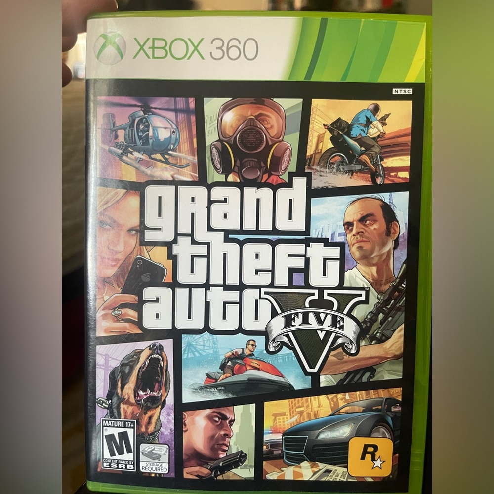 Xbox 360 Grand Theft Auto Five 1 disc